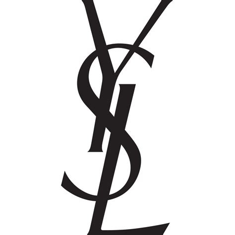 yves saint laurent logo vector.